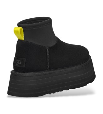 UGG Classic Mini Dipper Leather Booties black