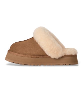 UGG Tênis de couro Disquette marrom
