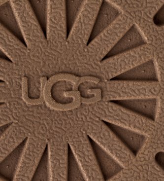 UGG Tênis de couro Disquette marrom