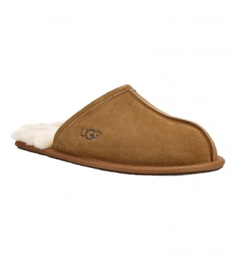 UGG Homewear M Scuff leather sneakers brown