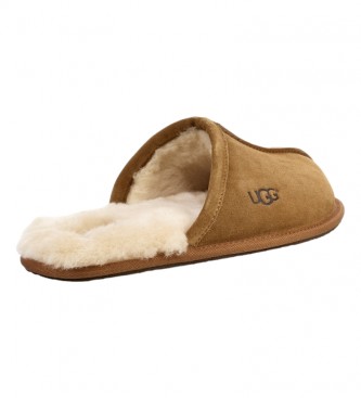 UGG Homewear M Scuff leather sneakers brown