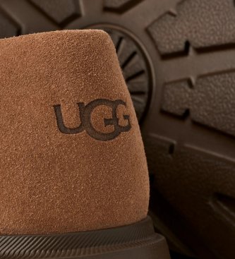 UGG Brown Shep Leather Moccasins