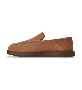 UGG Brown Shep Leather Moccasins