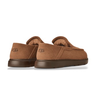 UGG Brown Shep Leather Moccasins