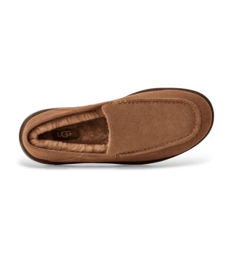 UGG Brown Shep Leather Moccasins