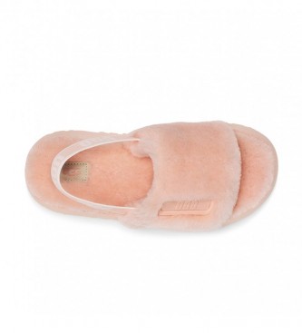 UGG Disco Slide leren slippers roze 