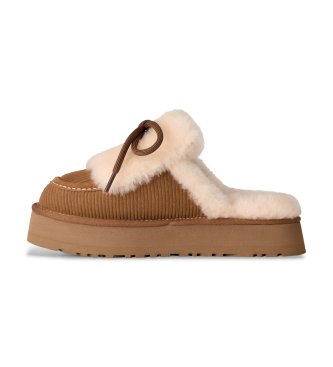 UGG Disquette Heritage Ledersneaker braun