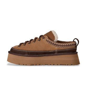 UGG Sapatilhas de Pele Heritage Lace-Up marrom