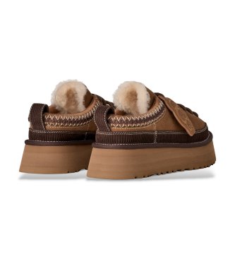 UGG Sapatilhas de Pele Heritage Lace-Up marrom