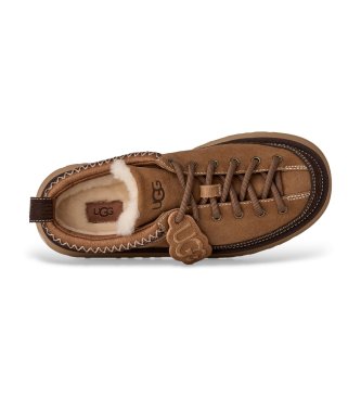 UGG Sapatilhas de Pele Heritage Lace-Up marrom