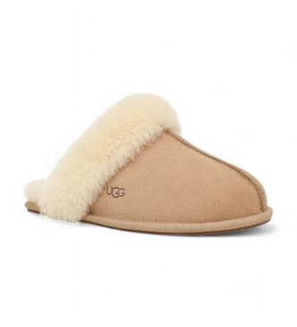 UGG Skórzane trampki Scuffette II w kolorze beżowym