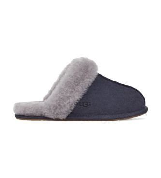 UGG Leather Slippers Scuffette II marine