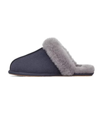 UGG Leather Slippers Scuffette II marine