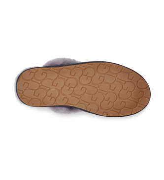 UGG Leather Slippers Scuffette II marine