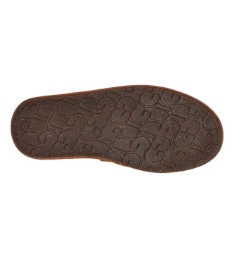 UGG Sneaker Scuffette II in pelle marrone