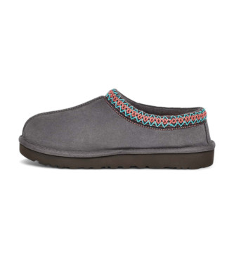 UGG Tasman Leren Slippers grijs