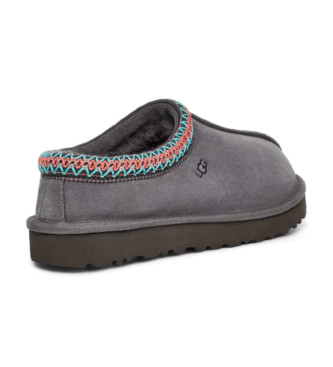 UGG Tasman Leren Slippers grijs