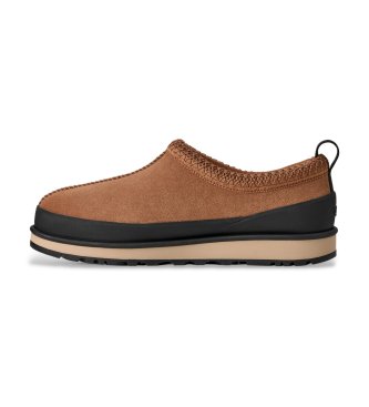 UGG Tasman Guard GTX brown leather slippers