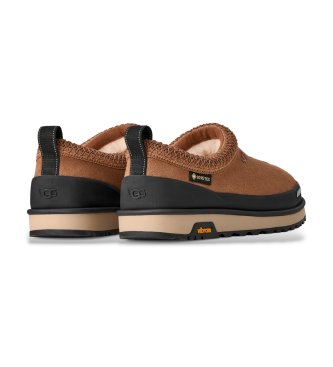 UGG Tasman Guard GTX brown leather slippers