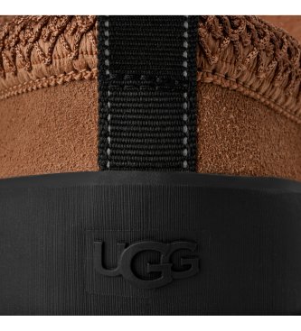UGG Tasman Guard GTX brown leather slippers