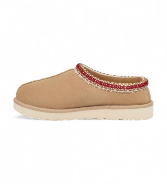 UGG Chinelos de couro Tasman castanho