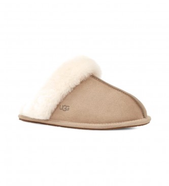 UGG Leather slippers W Scuffette II brown