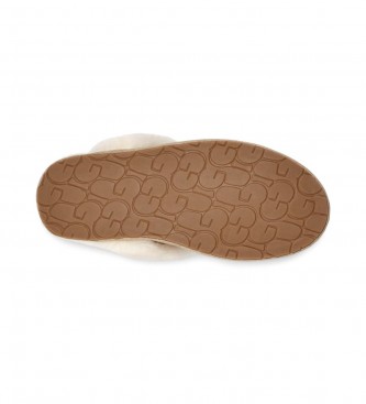 UGG Leather slippers W Scuffette II brown
