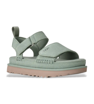 UGG Sandalias de piel Goldenstar aguamarina