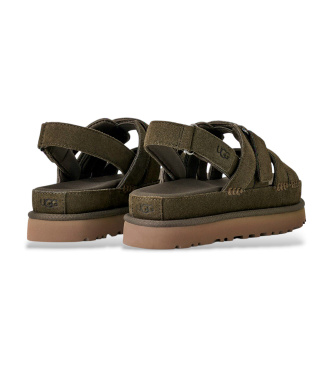 UGG Sandales en cuir Goldenstar Gleam vert olive