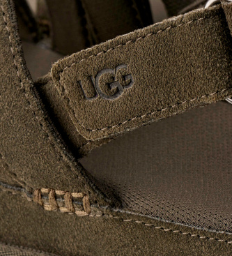 UGG Sandales en cuir Goldenstar Gleam vert olive