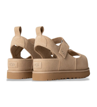 UGG Goldenstar Hi beige leather sandals
