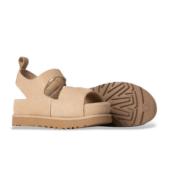 UGG Goldenstar Hi beige leather sandals