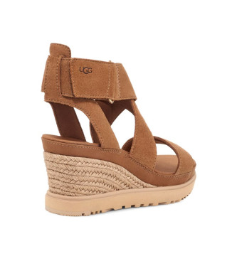 UGG Ileana Ankle Leather Sandals -Height 7,62cm wedge