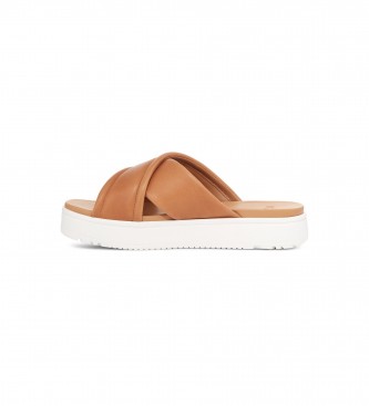 UGG Leather sandals W Zayne Crossband brown