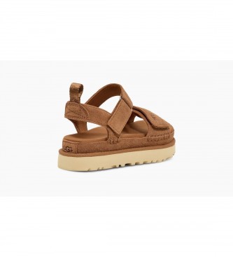 UGG Goldenstar brune lder sandaler