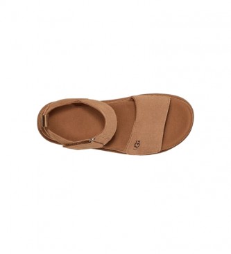 UGG Goldenstar brown leather sandals