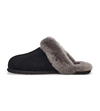UGG Schuhe aus Leder Scuffette II schwarz