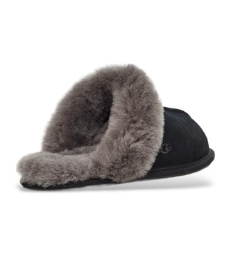 UGG Schuhe aus Leder Scuffette II schwarz