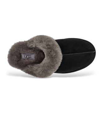 UGG Schuhe aus Leder Scuffette II schwarz