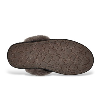 UGG Schuhe aus Leder Scuffette II schwarz