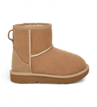 UGG Botines de Piel Classic Mini II marrn