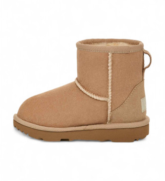 UGG Stivaletti in pelle marrone Classic Mini II