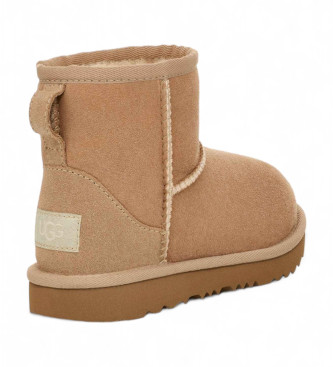 UGG Bottines en cuir Classic Mini II marron