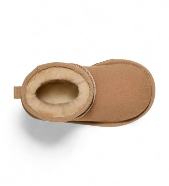 UGG Stivaletti in pelle marrone Classic Mini II