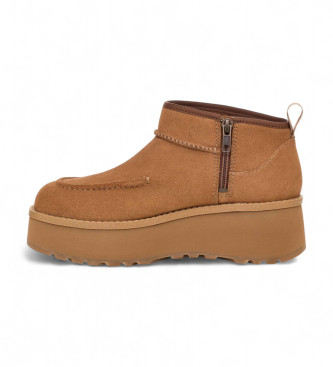 UGG Cityfunc Ultra Mini Booties marron