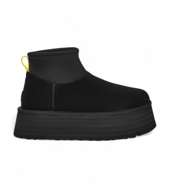 UGG Stivaletti classici in pelle nera Mini Dipper