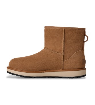 UGG Botines de Piel Classic Mini GTX marrn