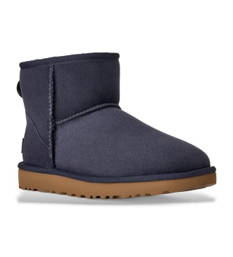 UGG Botines de Piel Classic Mini II marino