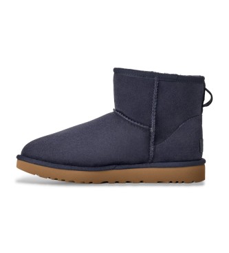 UGG Botines de Piel Classic Mini II marino