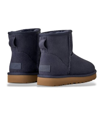 UGG Botines de Piel Classic Mini II marino